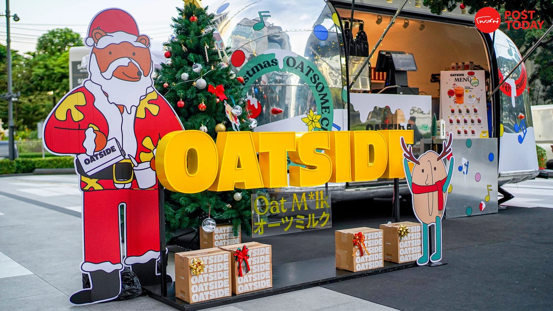 คริสต์มาสฟู้ดทรัค ‘OATSIDE’ ผนึกแบรนด์ดัง บุกออฟฟิศ เสริฟอร่อยทั่วกรุง